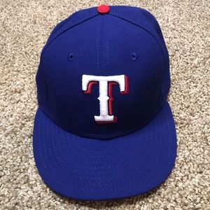 Texas Rangers Baseball Cap - 7 1/8 - Blue
